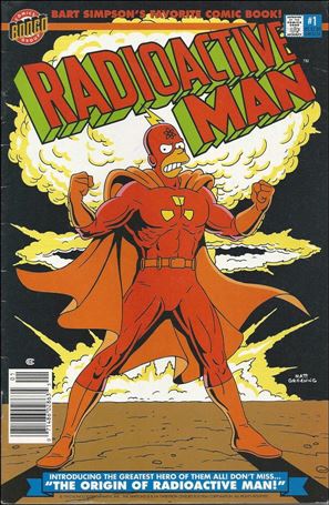 Radioactive Man (1993) issue 1-B Newsstand Edition / Price Variant Without Poster