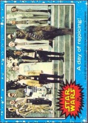 Star Wars: Series 1 (Base Set) card 56 A day of rejoicing!