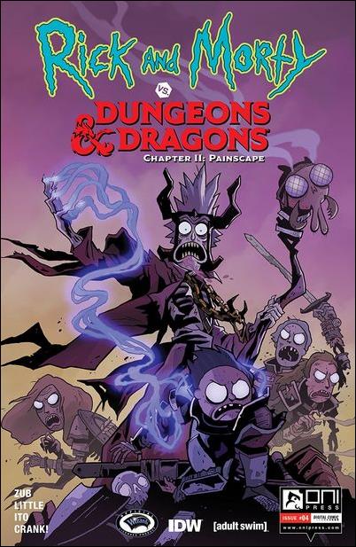 Rick and Morty vs Dungeons & Dragons Chapter II: Painscape issue 4 Troy Little Cover