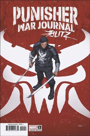 Punisher War Journal: Blitz issue 1-D Taurin Clarke 1:25 Cover