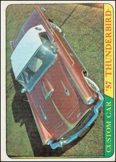 Hot Rods (Base Set) card 20-B '57 Thunderbird  (Yellow Back)