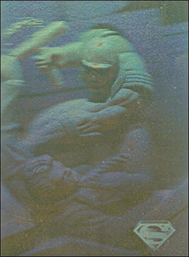 Superman Holo Series (Gold Hologram Parallel Base Set) card 20 Like Gangbusters! 