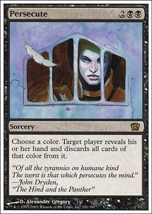 Magic the Gathering: 8th Edition (Base Set) card 151 Persecute