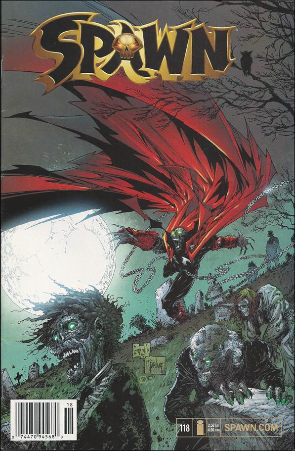 Spawn issue 118-B Newsstand Edition