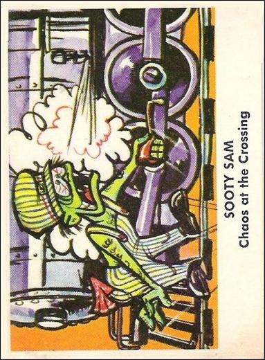 Weird-Ohs (Base Set) card 21 Sooty Sam Choo's at the Crossing