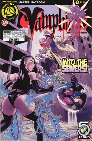 Vampblade issue 7 Winston Young Cover