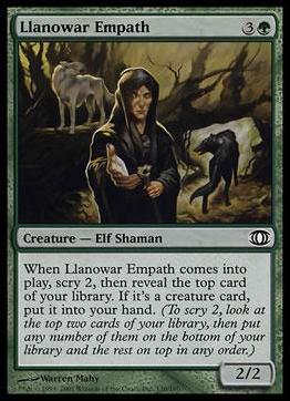 Magic the Gathering: Future Sight (Base Set) card 130 Llanowar Empath