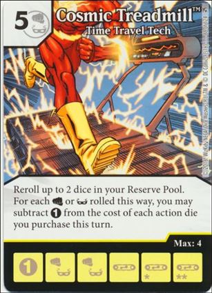 DC Comics Dice Masters Green Arrow and The Flash card 88 Cosmic Treadmill: Time Travel Tech