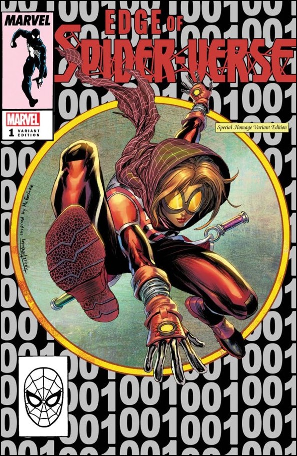 Edge of Spider-Verse (2022) issue 1-L Tyler Kirkham Silver C2E2 Retail Cover