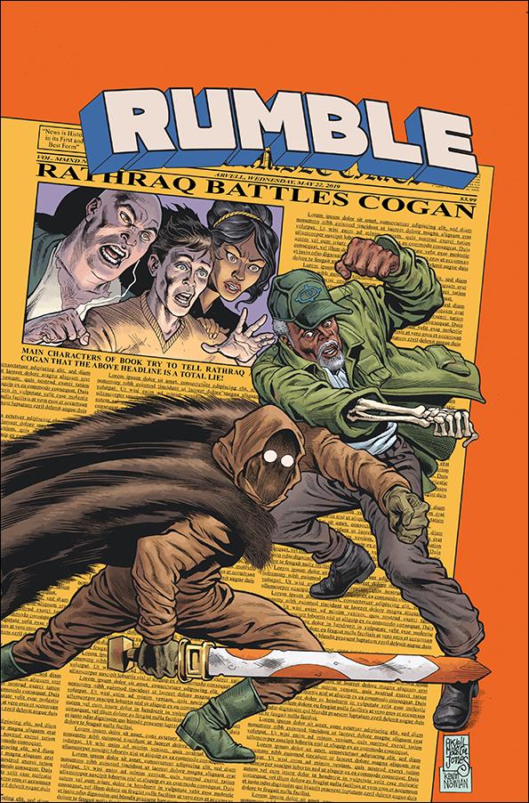 Rumble (2017) issue 12-B Arvell Jones Cover