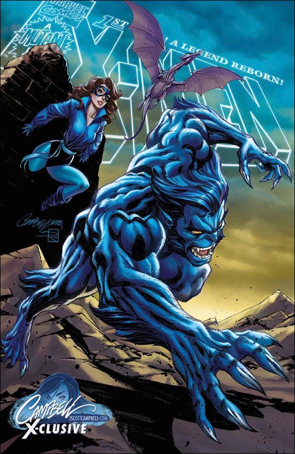 Uncanny X-Men (2019) issue 1-VI J. Scott Campbell Beast/Shadowat Cover 1/2300