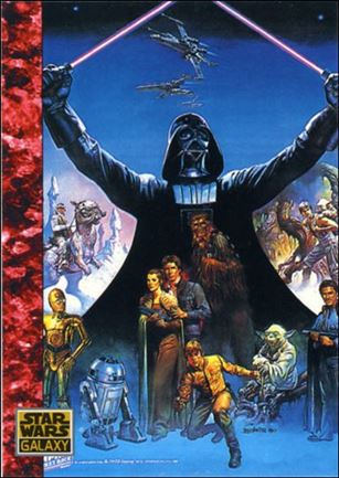 Star Wars Galaxy: Series 1 (Promo) card Q The Empire Strikes Back Promotional Poster