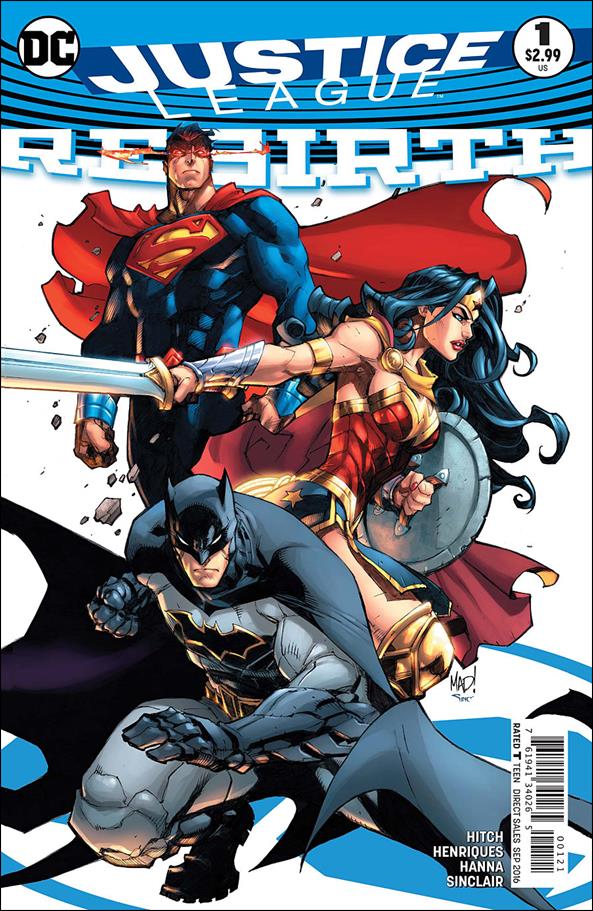 Justice League: Rebirth issue 1-B Joe Madureira Cover