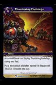 World of Warcraft: March of the Legion (Base Set) card 131 Thundering Footsteps
