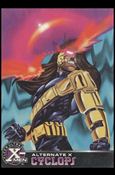 1996 Fleer Ultra X-Men All Chromium (Alternate X Embossed Subset) card 8 Cyclops