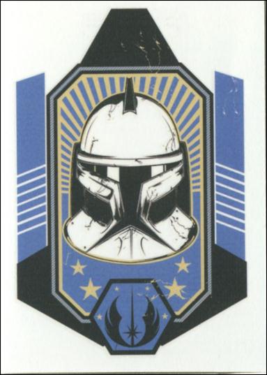 Star Wars: The Clone Wars Trading Card Stickers (Temporary Tattoos Subet) card 6