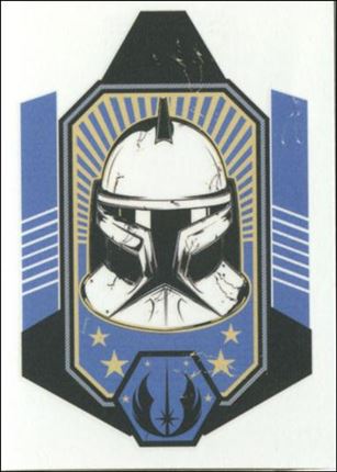 Star Wars: The Clone Wars Trading Card Stickers (Temporary Tattoos Subet) card 6