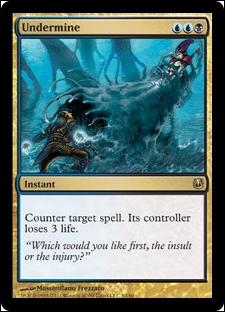 Magic the Gathering: Duel Decks: Ajani vs. Nicol Bolas card 62 Undermine