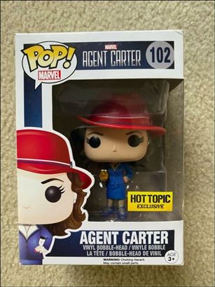 POP! Marvel figure 102 Agent Carter (Hot Topic Exclusive)