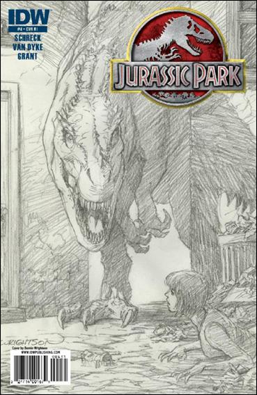 Jurassic Park (2010) issue 4-C Bernie Wrightson 1:10 Sketch Cover