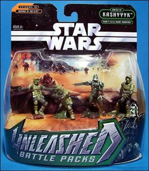 Star Wars: Unleashed Multi-Figure Battle Packs figure 8 Battle of Kashyyyk - Yoda's Elite Clone Troopers