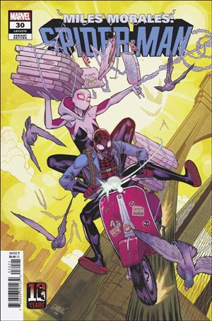 Miles Morales: Spider-Man (2018) issue 30-C Javier Garron Miles Morales 10th Anniversary Cover