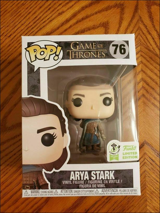 POP! Game of Thrones figure 76-B Arya Stark (Emerald City Con Exclusive)