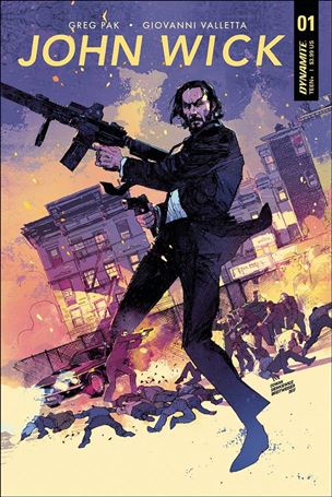 John Wick issue 1-B Denys Cowan Cover