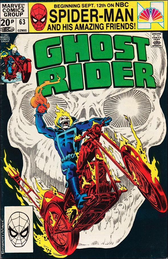 Ghost Rider (1973) issue 63-B UK Price Cover