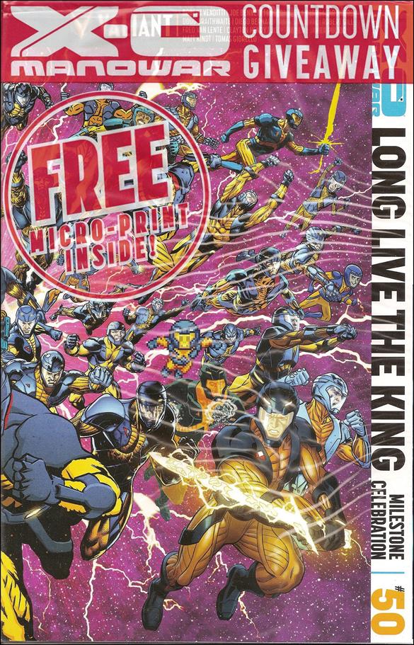 X-O Manowar (2012)  issue 50 Polybagged All-Star Jam Wraparound Cover