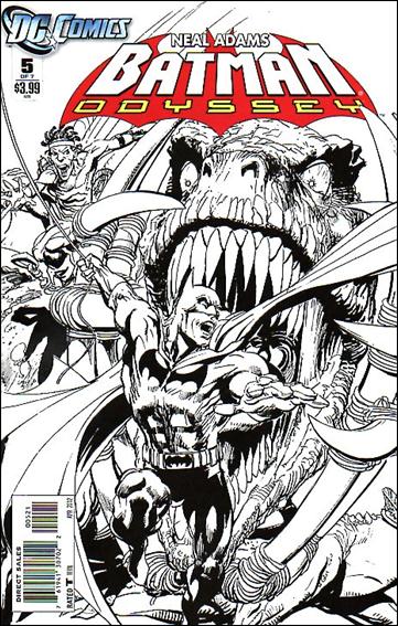 Batman: Odyssey (2011) issue 5-B Neal Adams 1:10 Black and White Cover