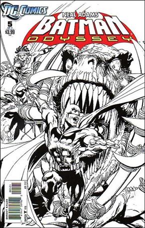 Batman: Odyssey (2011) issue 5-B Neal Adams 1:10 Black and White Cover