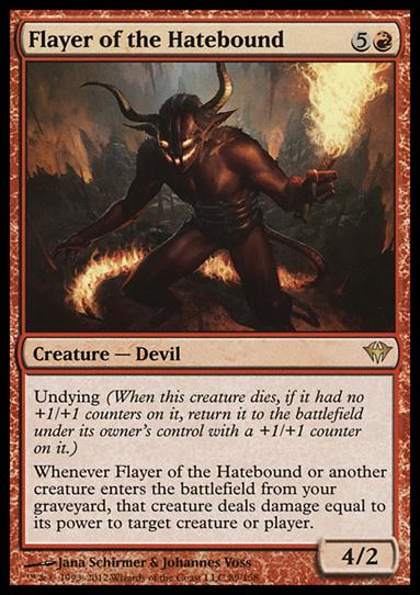 Magic the Gathering: Dark Ascension (Base Set) card 89 Flayer of the Hatebound