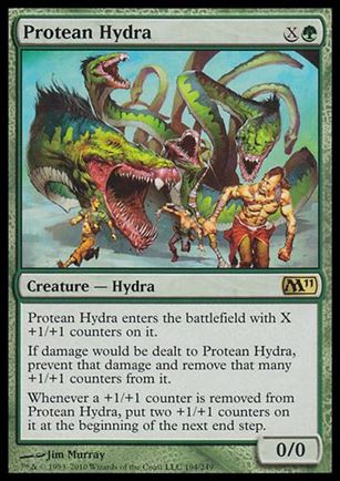 Magic the Gathering: 2011 Core Set (Base Set) card 194 Protean Hydra