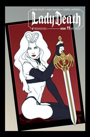Lady Death (2010) issue 11-C Art Deco Cover 1:3