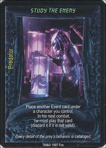Aliens/Predator (Base Set) card 335 Study the Enemy