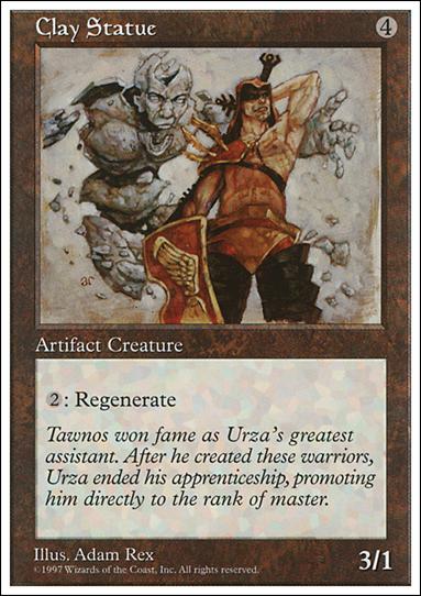 Magic the Gathering: 5th Edition (Base Set) card 355 Clay Statue