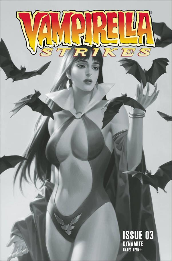 Vampirella Strikes (2022) issue 3-O Jung-Geun Yoon 1:25 Black & White Cover