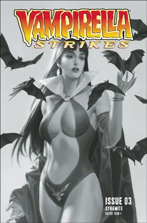 Vampirella Strikes (2022) issue 3-O Jung-Geun Yoon 1:25 Black & White Cover