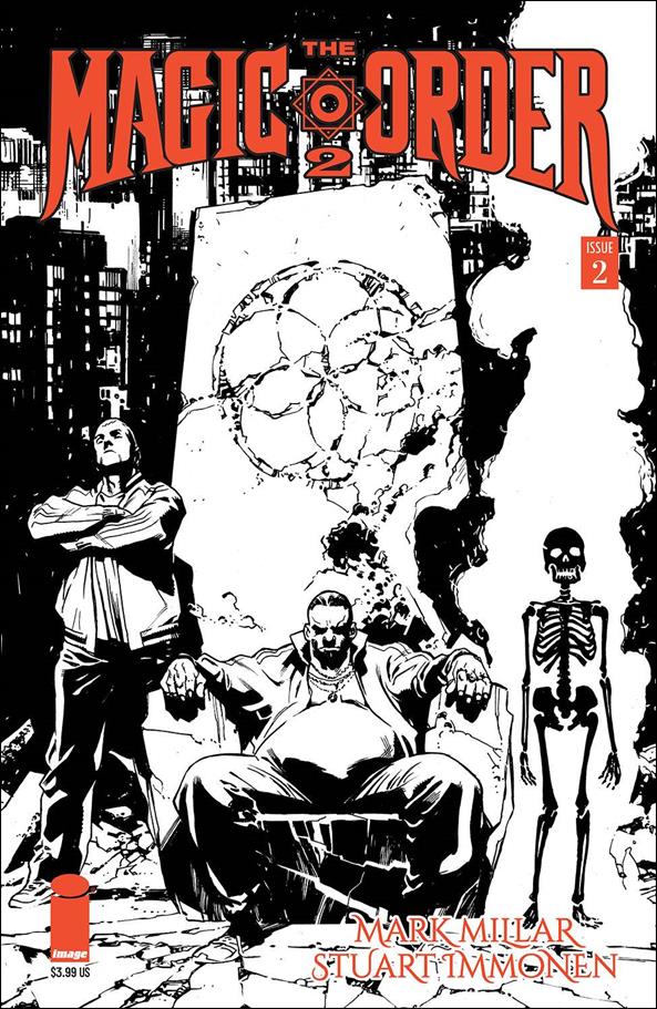 Magic Order 2 issue 2-B Stuart Immonen Black & White Cover
