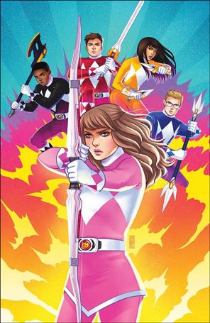 Mighty Morphin Power Rangers Pink issue 6-C Jen Bartel Cover