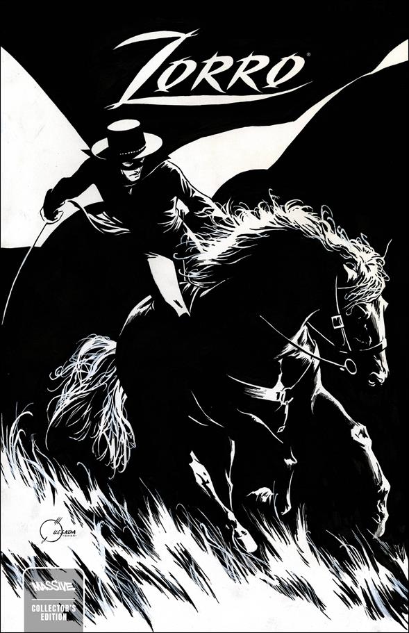 Zorro: Man of the Dead issue 1-E Joe Quesada B/W Cover