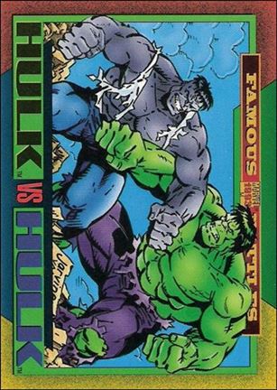 Marvel Universe: Series 4 (Base Set) card 173 Hulk vs Hulk