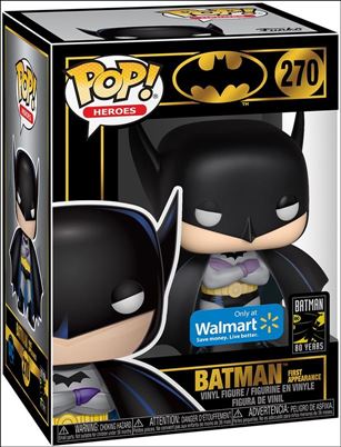 POP! Heroes figure 270-B Batman First Appearance (Sun Faded) Walmart