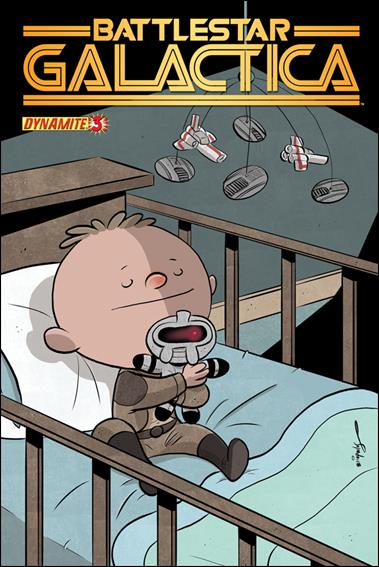 (Classic) Battlestar Galactica issue 3-C Chris Eliopoulos "Cute" Subscription Cover