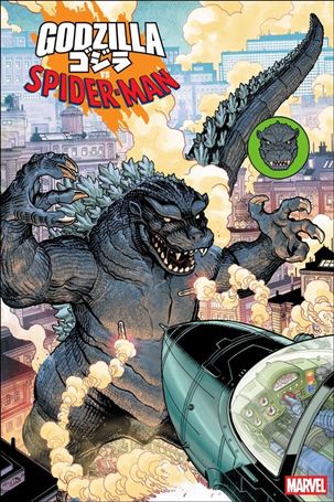 Godzilla vs. Spider-Man issue 1-E Nick Bradshaw Homage Cover