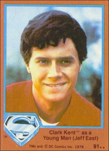 Superman (Movie) Series 2 (Base Set) card 91 Clark Kent as a Young Man (Jeff East)
