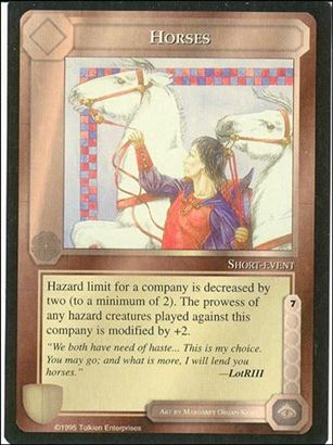 Middle-Earth: The Wizards (Base Set) card 224 Horses