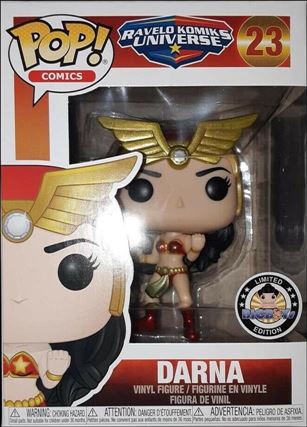 POP! Comics figure 23-B Darna (Metallic) BIGBOYs Toy Store Exclusive