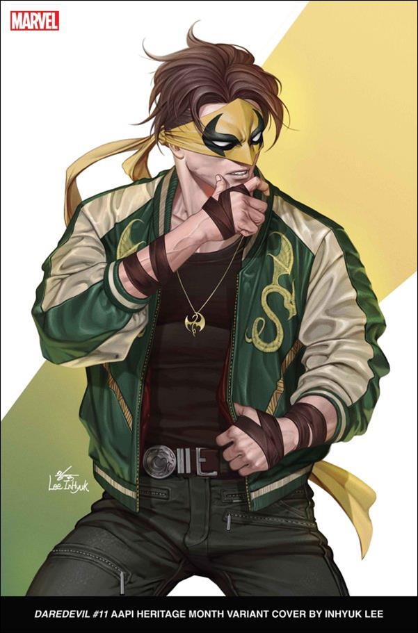 Daredevil (2022) issue 11-B InHyuk Lee Iron Fist AAPI Heritage Month Cover